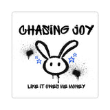 Chasing Joy Kiss-Cut Stickers, Fun Laptop Decals