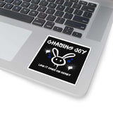 Chasing Joy Kiss-Cut Stickers - Fun Decor for Laptops