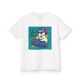 Kids Halloween Tee - Ghost Shirt, Too Cool for Ghouls