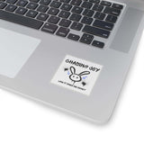 Chasing Joy Kiss-Cut Stickers, Fun Laptop Decals