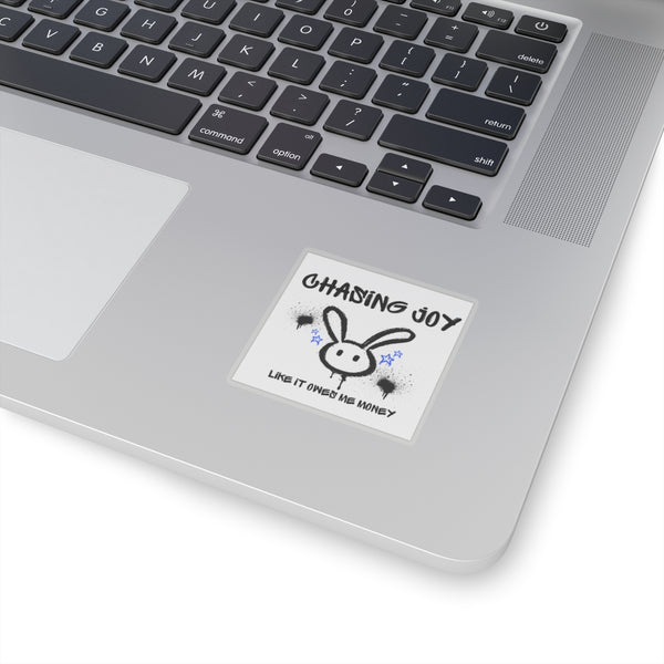 Chasing Joy Kiss-Cut Stickers, Fun Laptop Decals