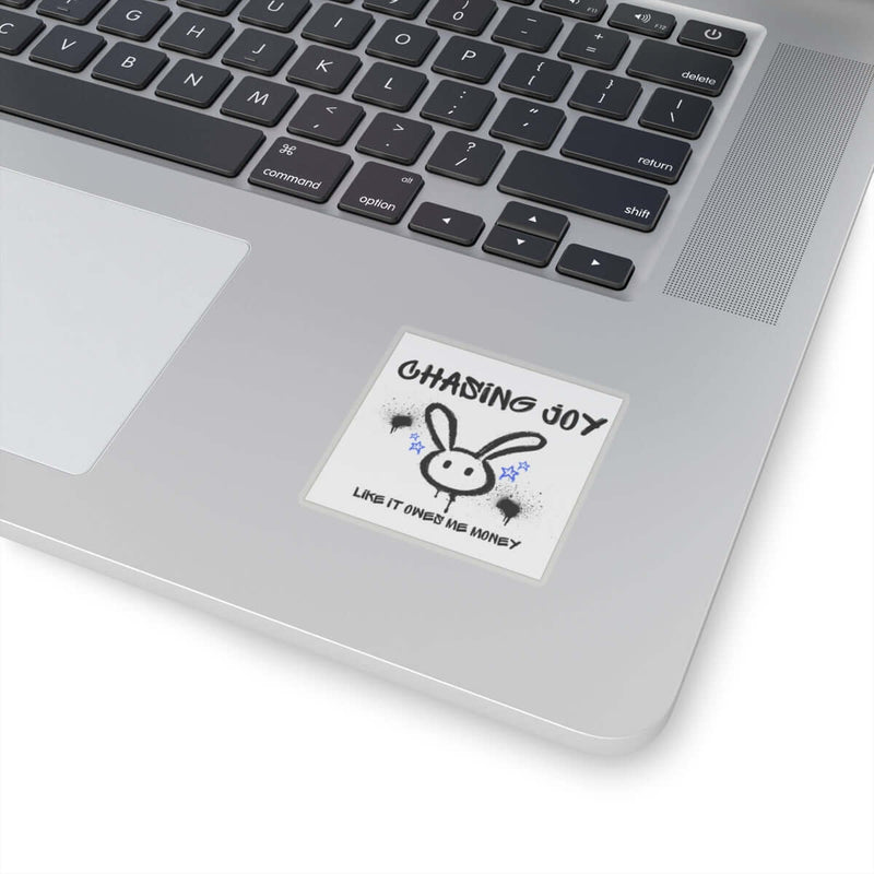 Chasing Joy Kiss-Cut Stickers, Fun Laptop Decals