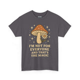 Magic Mushroom Tee, Funny T-Shirt for Nature Lovers, Unisex Cotton Shirt, Gift for Friends, Quirky Casual Wear