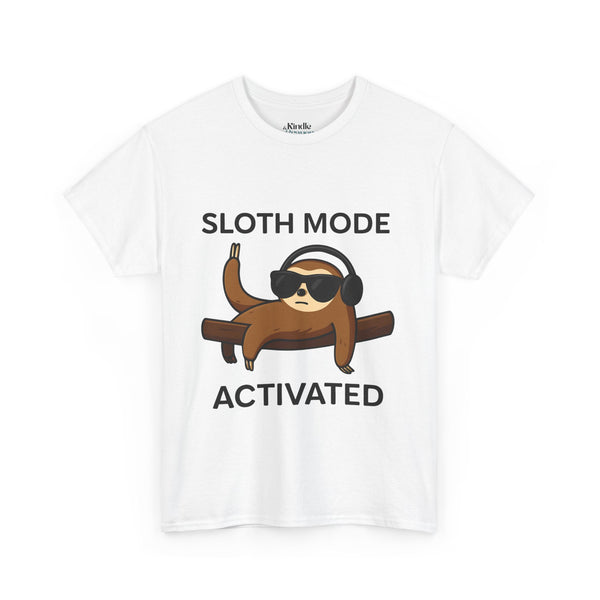 Unisex Sloth Mode Activated T-Shirt – Funny Lazy Vibes Tee