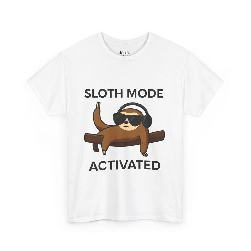 Unisex Sloth Mode Activated T-Shirt – Funny Lazy Vibes Tee
