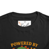 Powered by Snacks and No Naps Toddler Tee, Cute Kid's T-Shirt, Dino Shirt