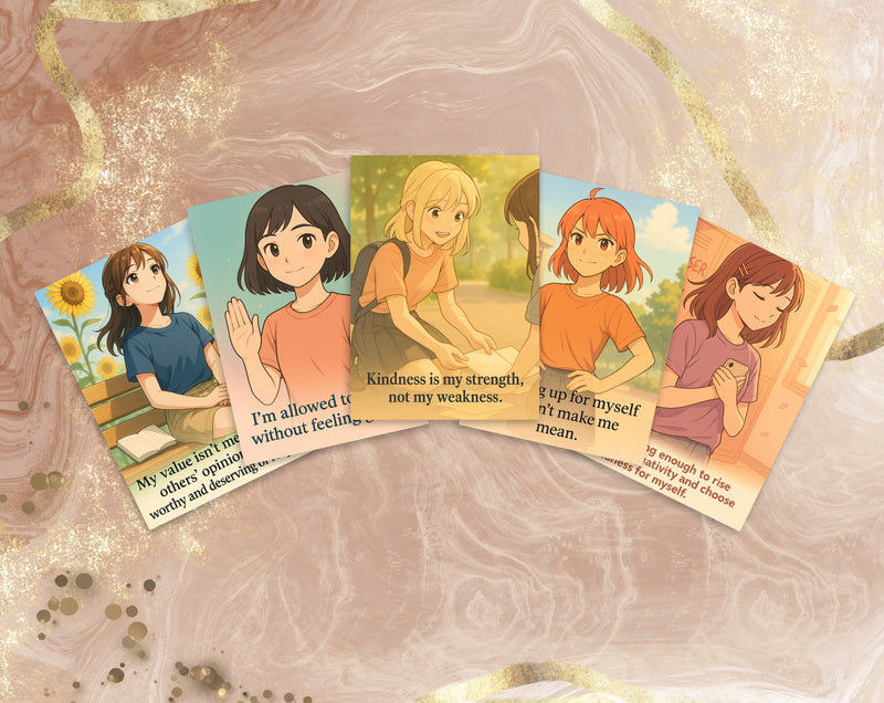 15 Positive Affirmation Cards for Teen Girls – Bullying & Boundaries Support