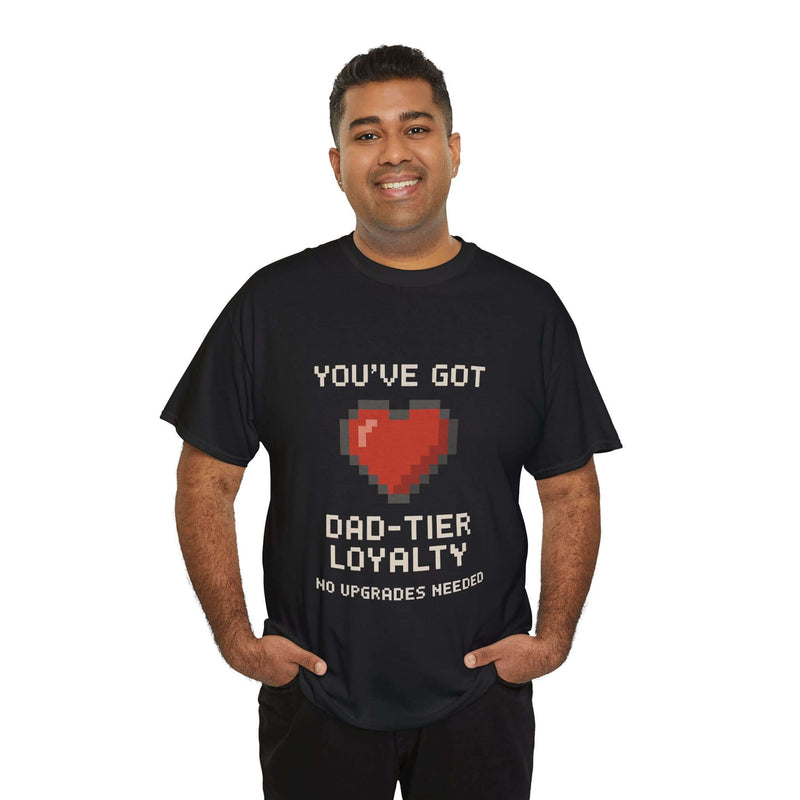 Dad-Tier Loyalty Tee, Unisex Cotton Graphic T-Shirt, Gamer Shirt