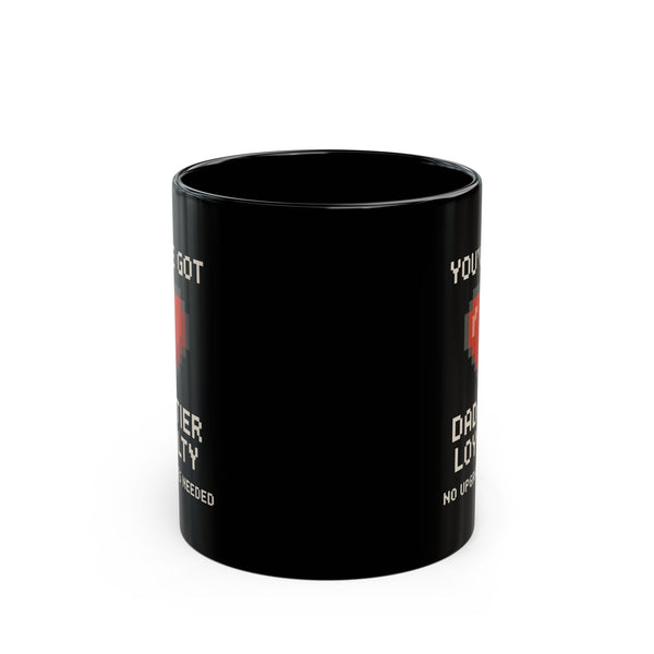 Dad-Tier Loyalty Black Mug
