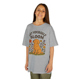 Kids Blooming Dog Tee - Inspiring Adventure T-Shirt