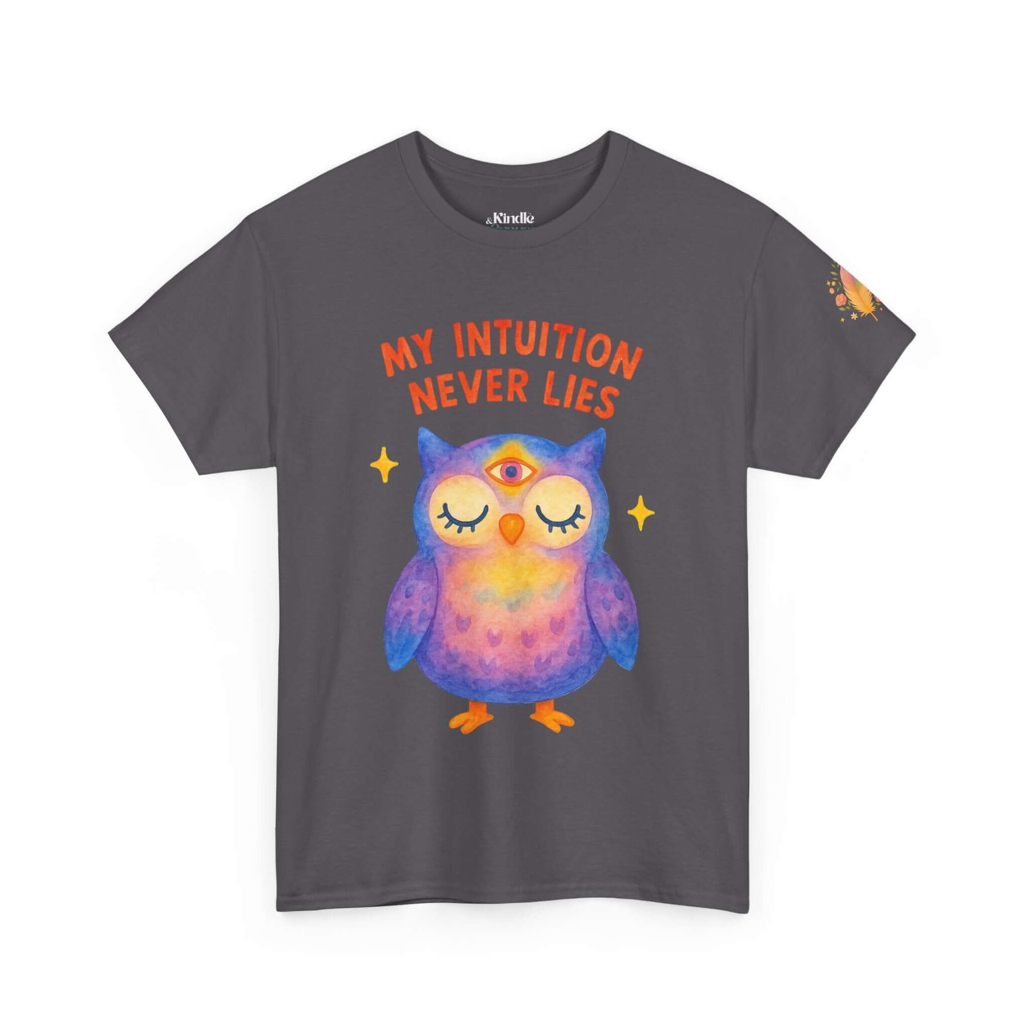 Intuition Owl T-Shirt – Unisex “My Intuition Never Lies” Tee