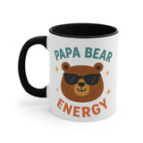 Papa Bear Energy Coffee Mug - Gift for Dads, Fathers Day Mug