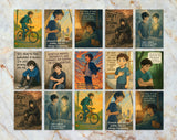 Anime Affirmation Cards for Teen Boys – Set 4 Puberty & Body Changes Printable