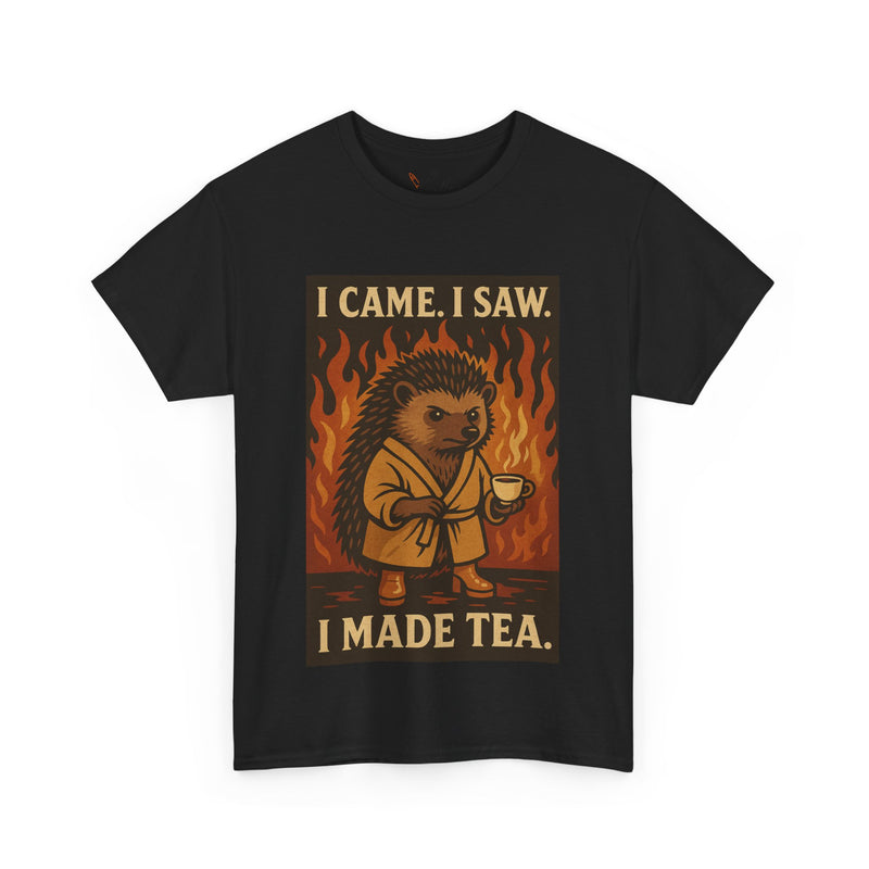 Hedgehog Tea Lover Unisex Tee Shirt