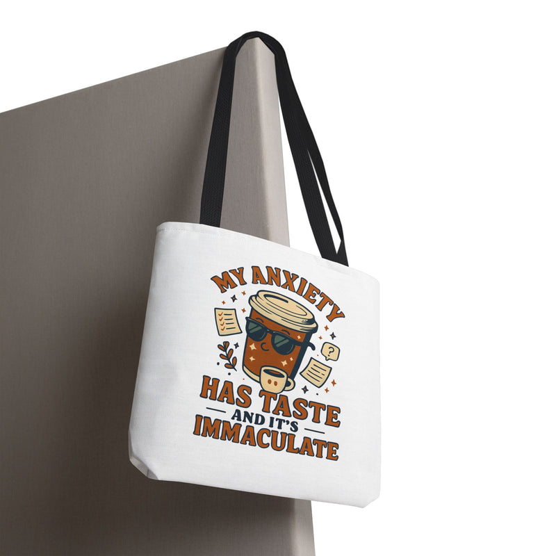 Funny Anxiety Tote Bag, Motivational Bag