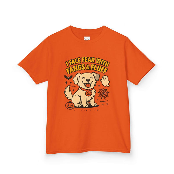 Kids Halloween Tee, Cute Dog Graphic