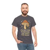 Magic Mushroom Tee, Funny T-Shirt for Nature Lovers, Unisex Cotton Shirt, Gift for Friends, Quirky Casual Wear