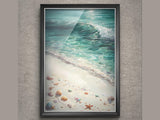 Ocean Wave Digital Wall Art – Minimalist Coastal Print for Beach Decor