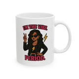 Electric Vibes Ceramic Coffee Mug - Motivational Coffee Cup