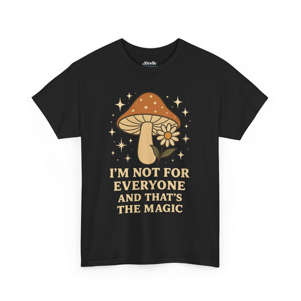 Magic Mushroom Tee, Funny T-Shirt for Nature Lovers, Unisex Cotton Shirt, Gift for Friends, Quirky Casual Wear