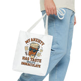 Funny Anxiety Tote Bag, Motivational Bag