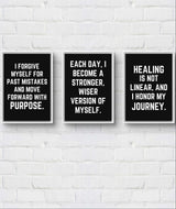 Men’s Inspirational Wall Art – 20 Digital Prints with Inspirational Quotes for Office or Home