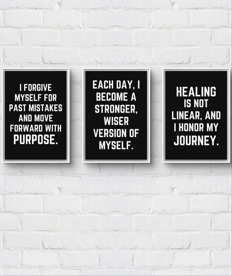 Men’s Inspirational Wall Art – 20 Digital Prints with Inspirational Quotes for Office or Home