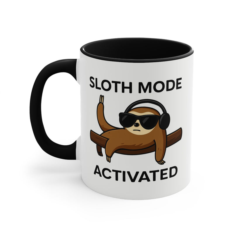 Sloth Mode Activated Coffee Mug, Fun Coffee Cup for Animal Lovers