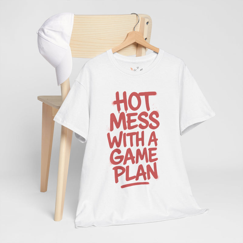 Unisex Graphic Tee – Hot Mess With a Game Plan