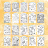Neurodivergent coloring book bundle featuring 100 mindful affirmation pages for creativity and relaxation.