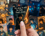 Anime Affirmation Cards for Teen Boys – Printable Mental Health & Confidence Booster