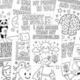 ADHD Affirmation Coloring Pages – 30 Printables for Focus & Emotional Wellness