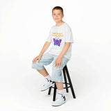 Kids Butterfly Tee: Soft Heart, Strong Spirit, Motivational Shirt