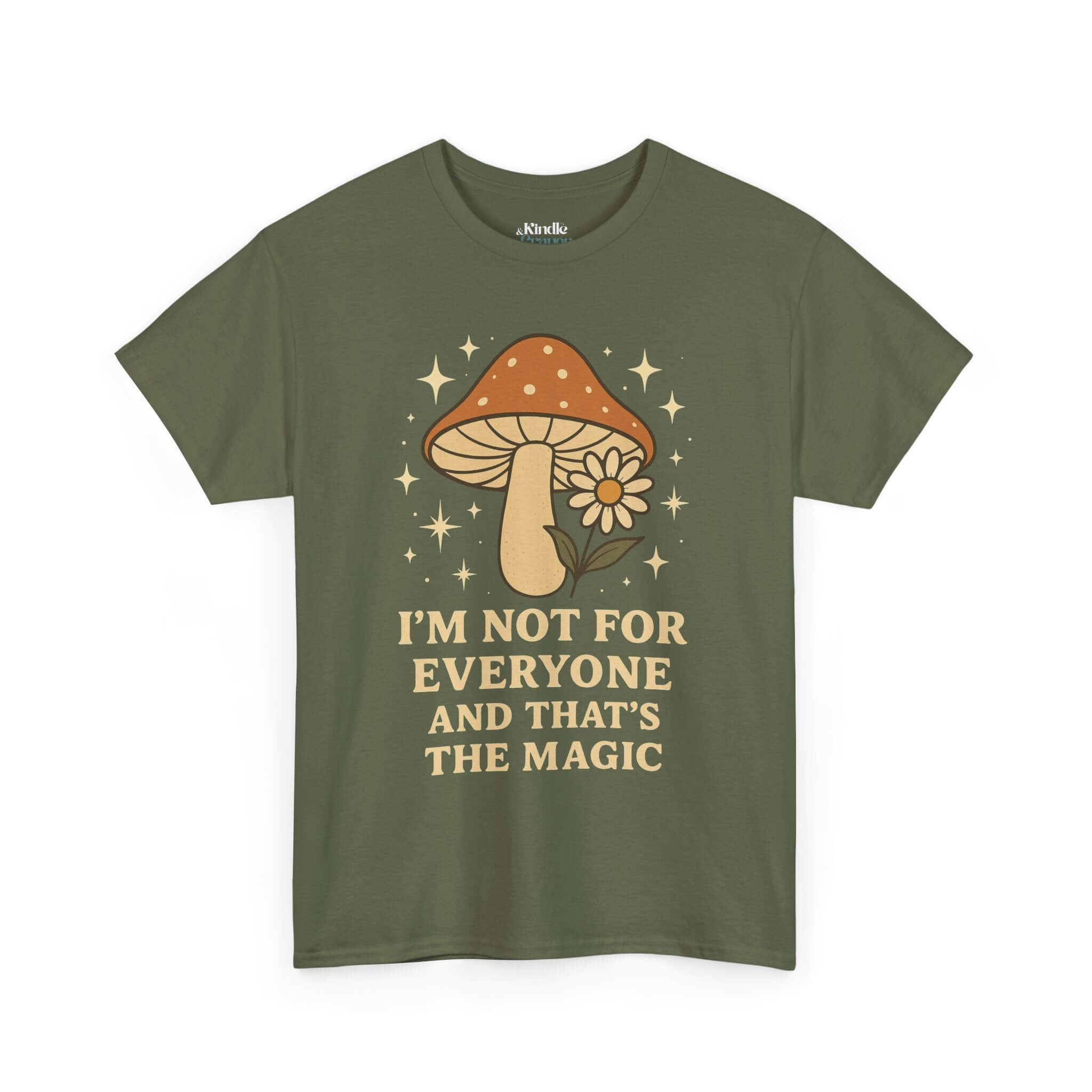 Magic Mushroom Tee, Funny T-Shirt for Nature Lovers, Unisex Cotton Shirt, Gift for Friends, Quirky Casual Wear