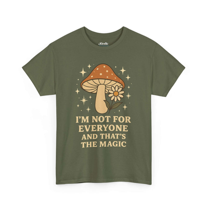 Magic Mushroom Tee, Funny T-Shirt for Nature Lovers, Unisex Cotton Shirt, Gift for Friends, Quirky Casual Wear