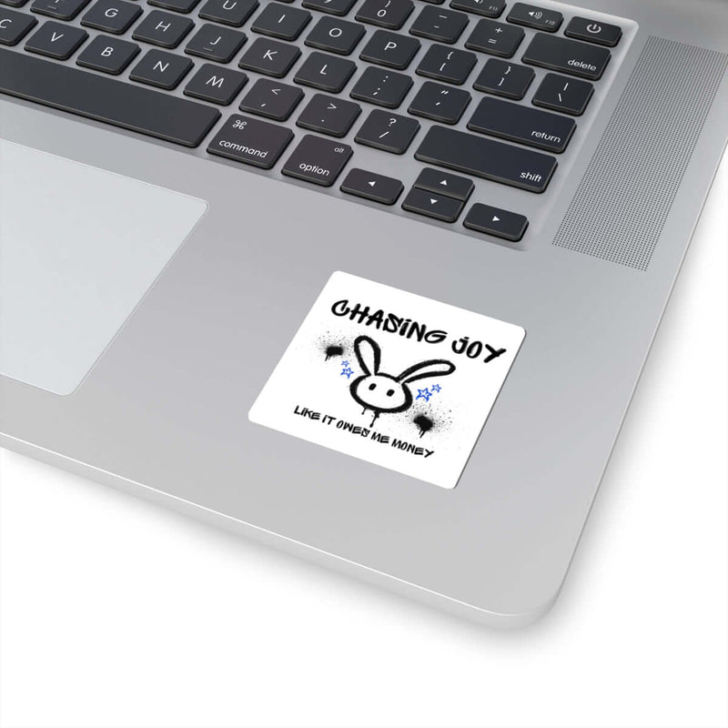 Chasing Joy Kiss-Cut Stickers, Fun Laptop Decals