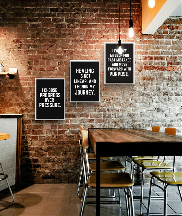 Men’s Inspirational Wall Art – 20 Digital Prints with Inspirational Quotes for Office or Home