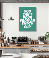Mental Health Inspirational Wall Art – Positive Self-Care Affirmation Digital Wall Art