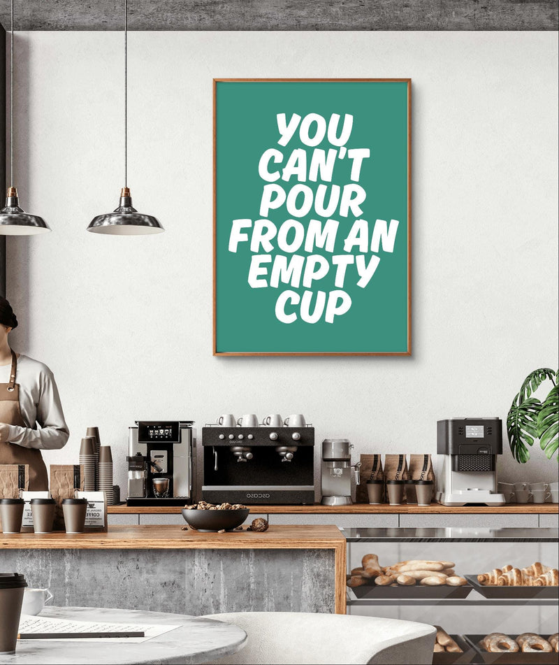 Mental Health Inspirational Wall Art – Positive Self-Care Affirmation Digital Wall Art