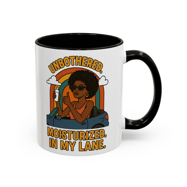 Colorful Empowerment Coffee Mugs - Unbothered, Moisturized, In My Lane