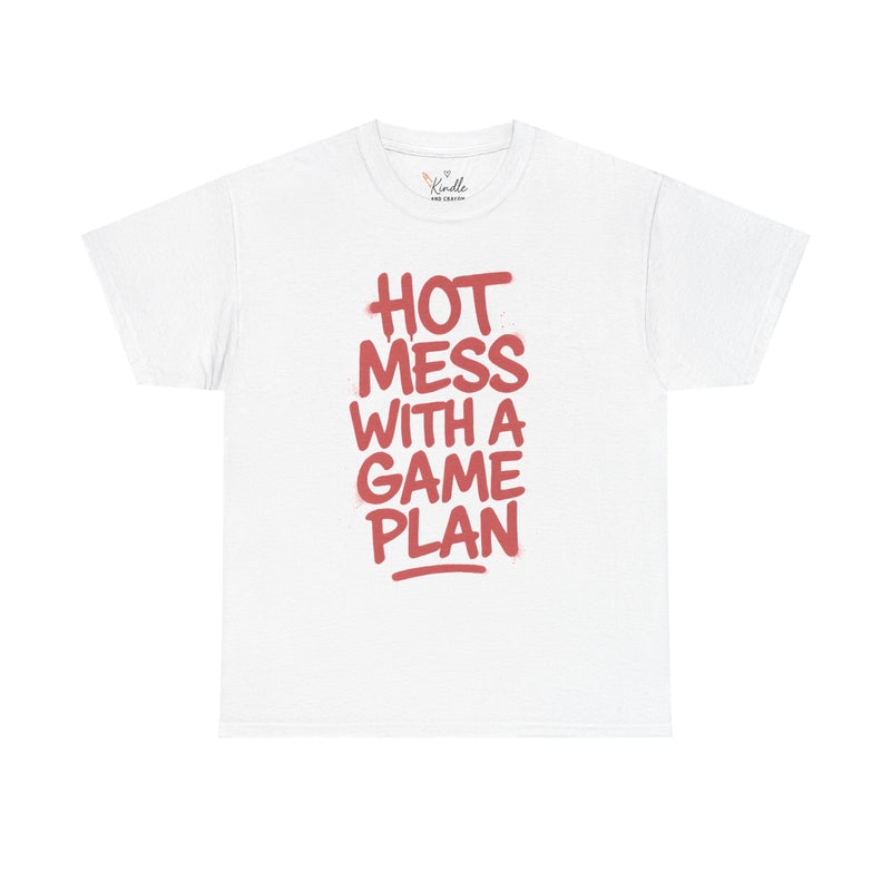 Unisex Graphic Tee – Hot Mess With a Game Plan