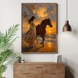 Cowgirl Digital Wall Art - Beach Decor