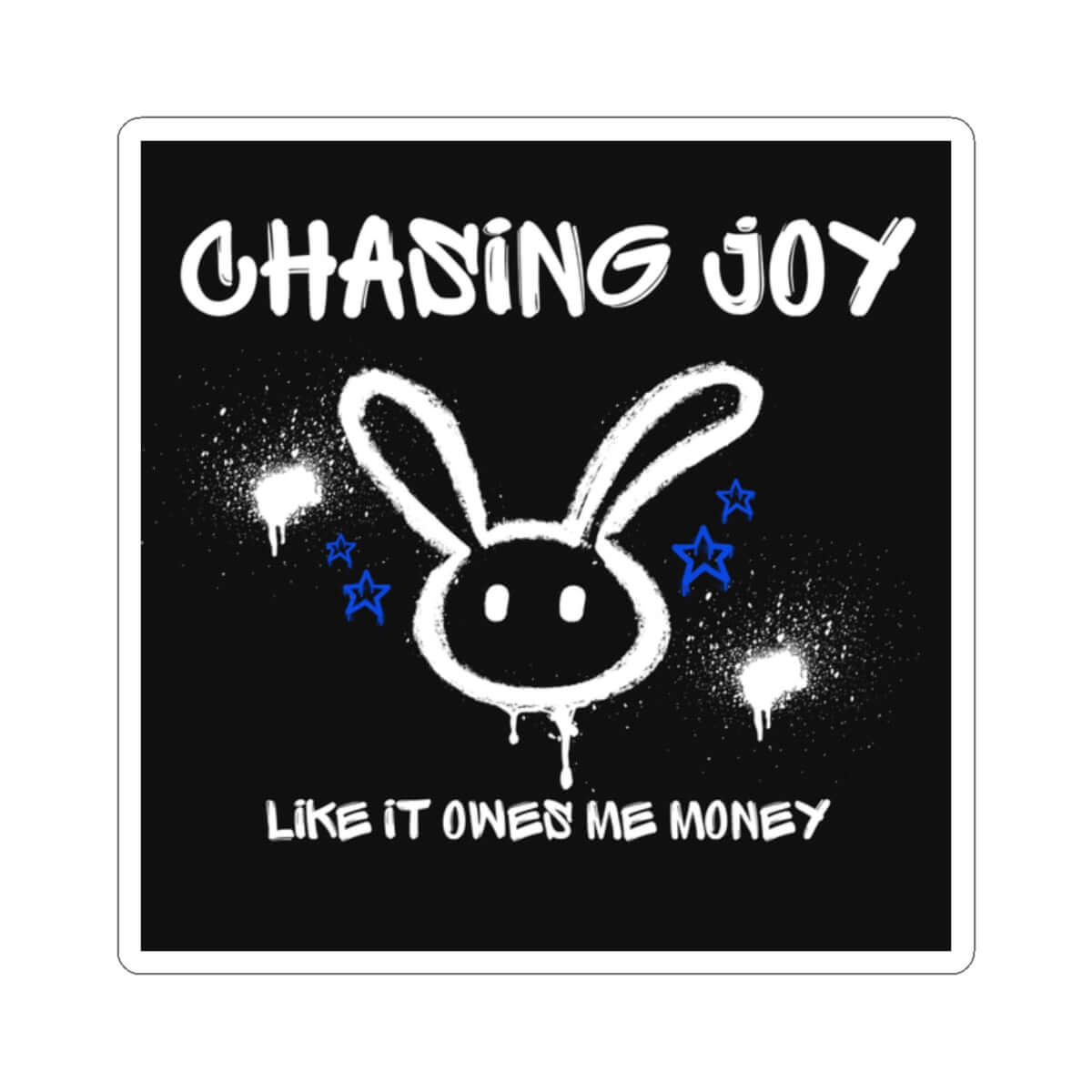 Chasing Joy Kiss-Cut Stickers - Fun Decor for Laptops