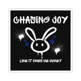 Chasing Joy Kiss-Cut Stickers - Fun Decor for Laptops