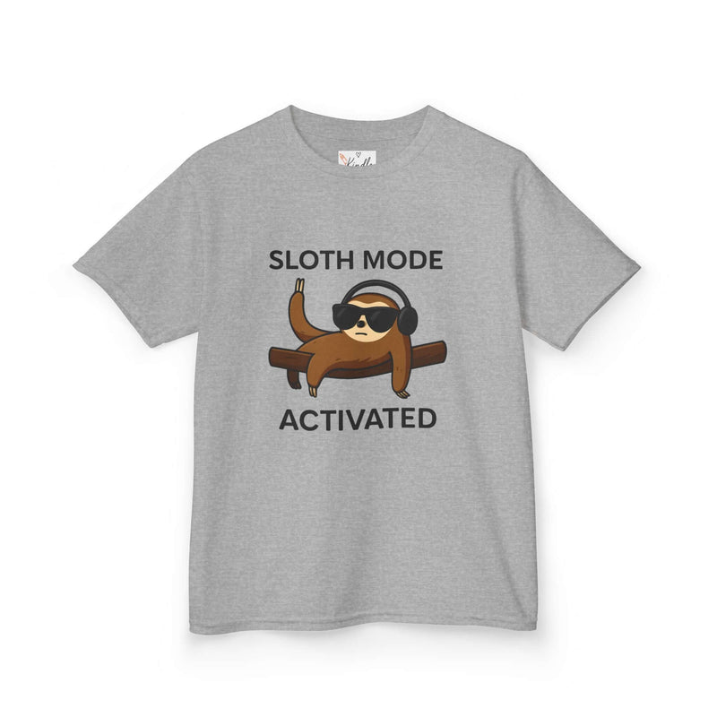 Sloth Mode Activated Tee for Kids – Cute & Funny Cartoon Sloth Shirt