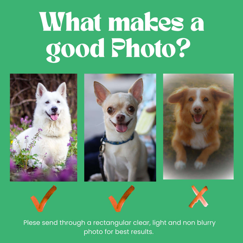 Personalized Pet Portrait – Custom Digital Pet Art for Wall Decor & Gifts