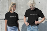 Social Battery Tee - Unisex Heavy Cotton Shirt, Funny Graphic Tee for Introverts