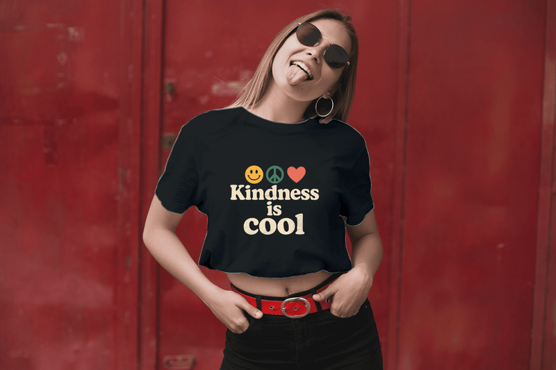 Unisex T-Shirt, Kindness is Cool Graphic Tee, Positive Vibe Apparel, Gift for Friends, Casual Wear, Summer Outfit