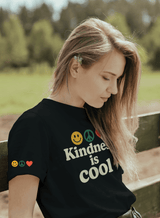 Unisex T-Shirt, Kindness is Cool Graphic Tee, Positive Vibe Apparel, Gift for Friends, Casual Wear, Summer Outfit