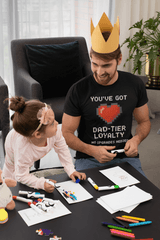 Dad-Tier Loyalty Tee, Unisex Cotton Graphic T-Shirt, Gamer Shirt